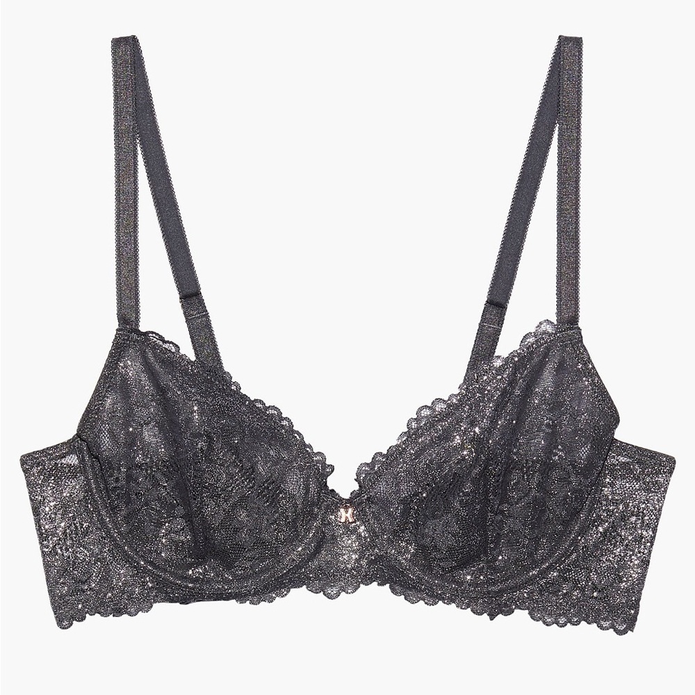 Savage X Fenty Bling Floral Lace Unlined Bra